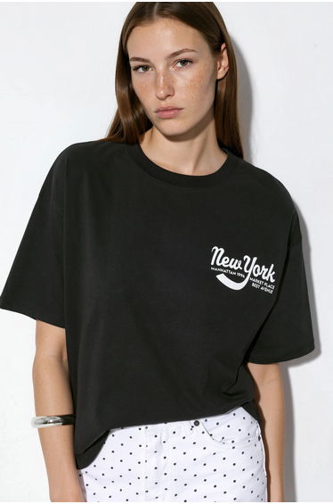 BDART Printed Crew Neck Loose Fit T-Shirt