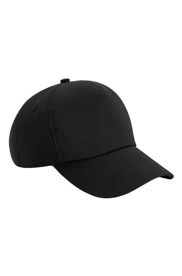 Beechfield Authentic 5 Panel Cap - Black