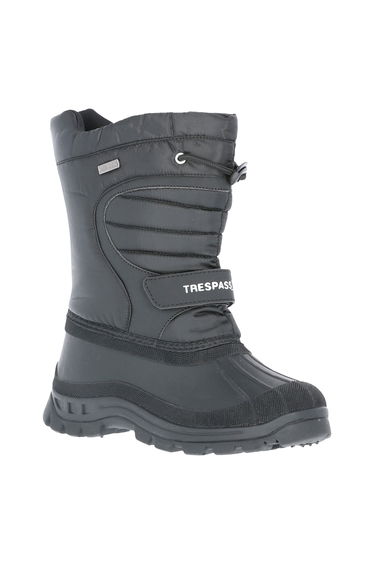 Trespass Youths Dodo Winter Snow Boots - Black