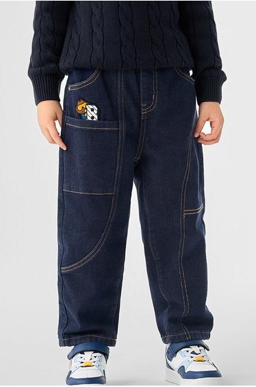 Boys' Denim Pants With Small Patch