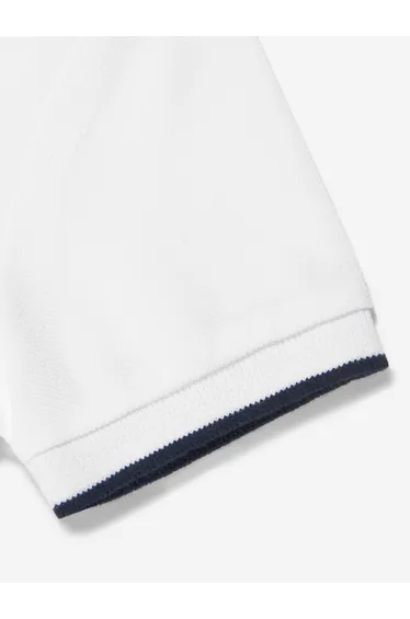 BOSS Baby Boys Logo Polo Shirt in White