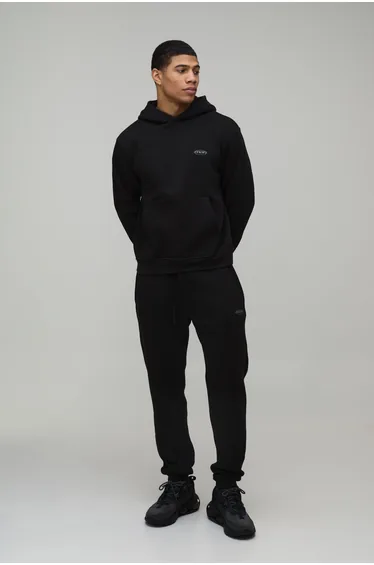 بدلة رياضة بوهو مان باللون الأسود