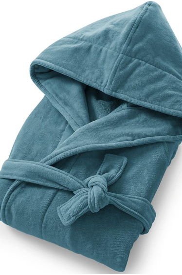 Velour Towelling Bathrobe, 450 g/mÂ²