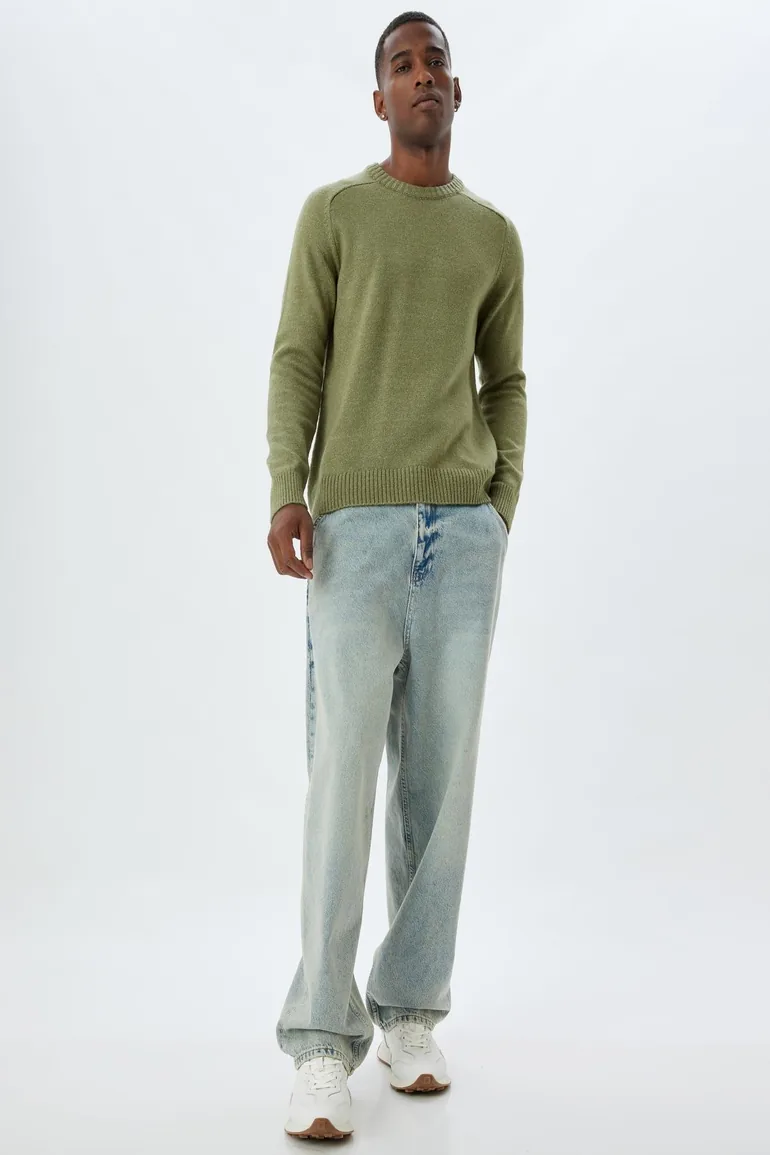 سويتر رجالي - أخضر