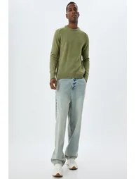 سويتر رجالي - أخضر