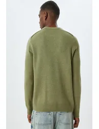 سويتر رجالي - أخضر - 4