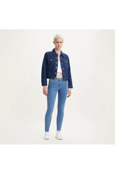 Women's Levis 710 Super Skinny-Fit Jeans in Blue