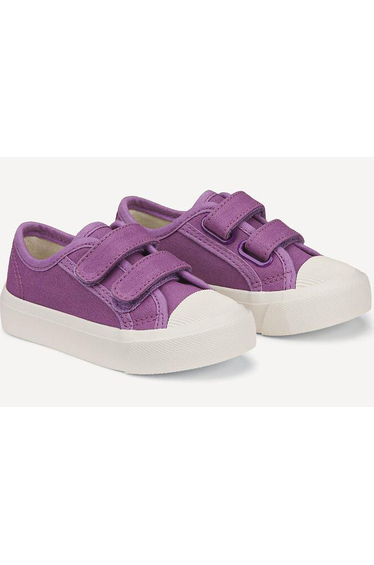 Kids Canvas Trainers with Touch 'n' Close Fastening