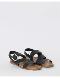 Flat Asymmetric Sandals Extra Wide - 2