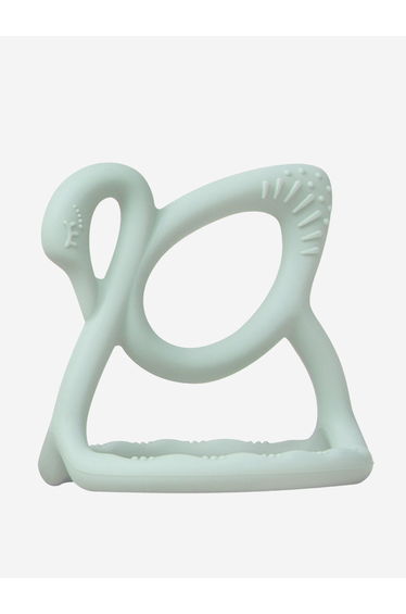 Baby Swan Teether in Green