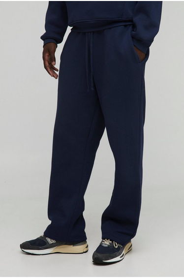 Basic Straight Leg Jogger - navy