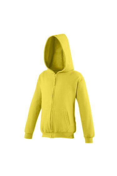Awdis Kids Unisex Hooded Sweatshirt / Hoodie / Zoodie - Sun Yellow