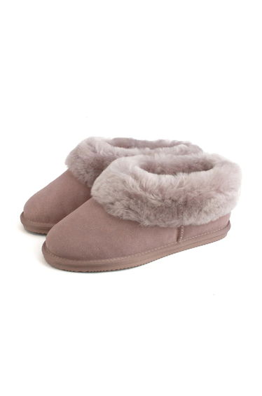 Eastern Counties Leather Womens/Ladies Elena Sheepskin Slipper Boots - Mushroom