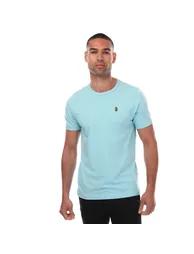 Men's Luke 1977 Trouser Snake Crew  T-Shirt in Blue