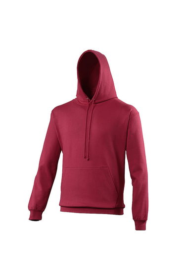 Awdis Unisex College Hooded Sweatshirt / Hoodie - Cranberry