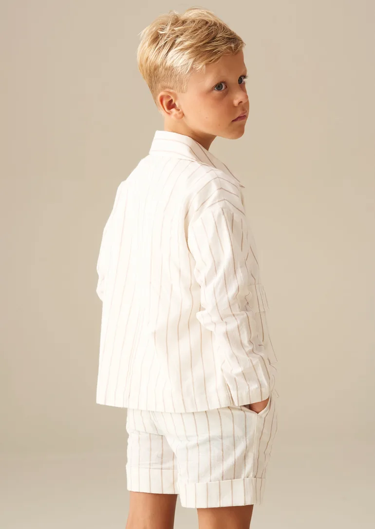 Jake Ticking Stripe Jacket - 2