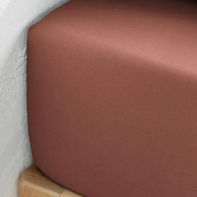 شرشف سرير قطن بحواف مطاطية ارتفاع 30 سم - 3