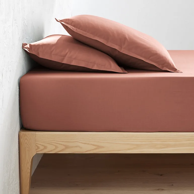 شرشف سرير قطن بحواف مطاطية ارتفاع 30 سم - 2