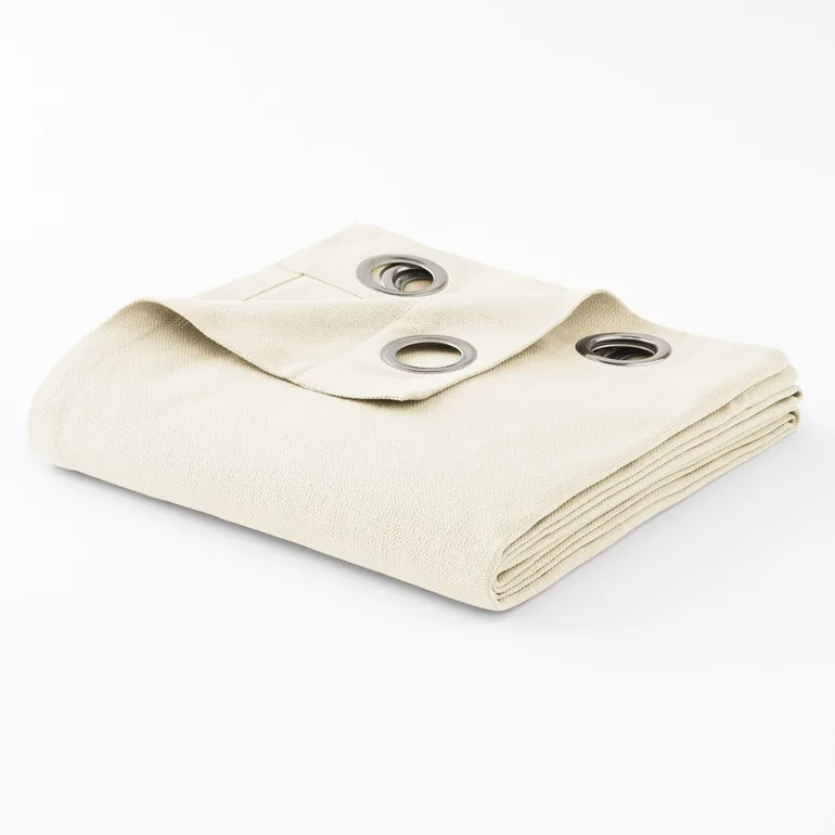 ستارة قطن سادة مفردة بحلقات - 1