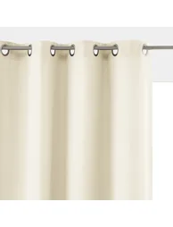 ستارة قطن سادة مفردة بحلقات