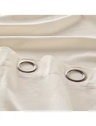 ستارة قطن سادة مفردة بحلقات - 4