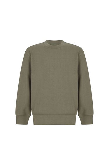 SF Minni Childrens/Kids Curved Hem Sweatshirt - Khaki