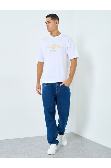 Oversized Printed Heavy Jersey T-Shirt