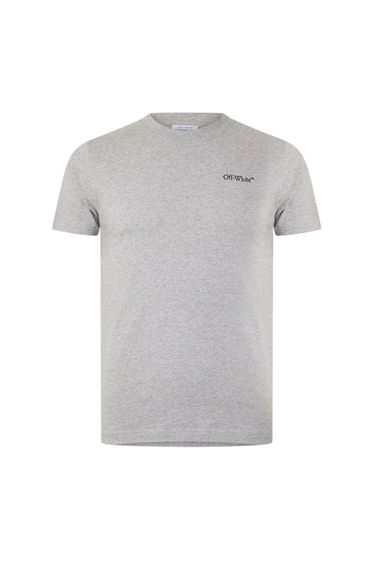 Off White Mens Windy Arrow T-Shirt - Grey/Black