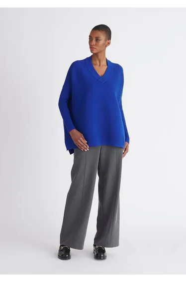 Paisie V-Neck Ribbed Jumper