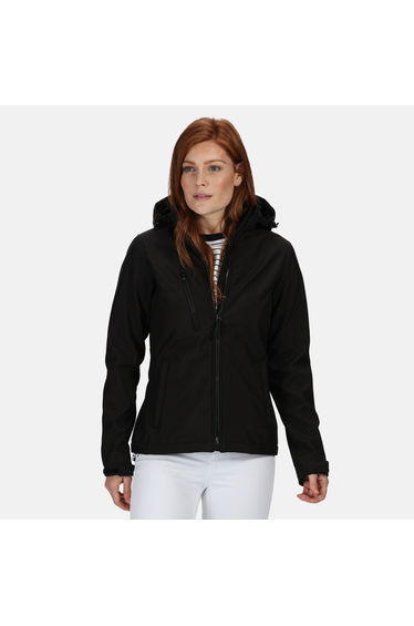 Regatta Womens/Ladies Venturer 3 Layer Membrane Soft Shell Jacket - Black