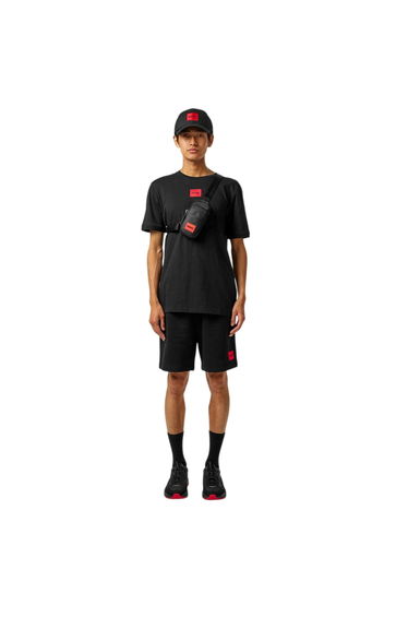 Hugo Mens Diragolino Chest Logo T-Shirt - Black