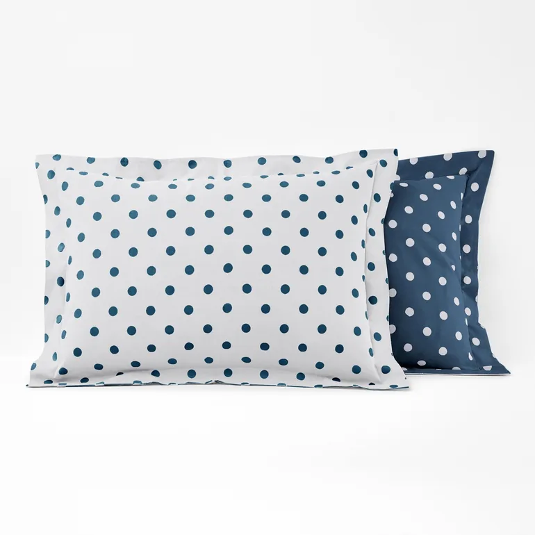 CLARISSE Polka-Dot Print Cotton Pillowcase - 2
