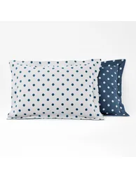 CLARISSE Polka-Dot Print Cotton Pillowcase - 2