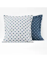 CLARISSE Polka-Dot Print Cotton Pillowcase - 1