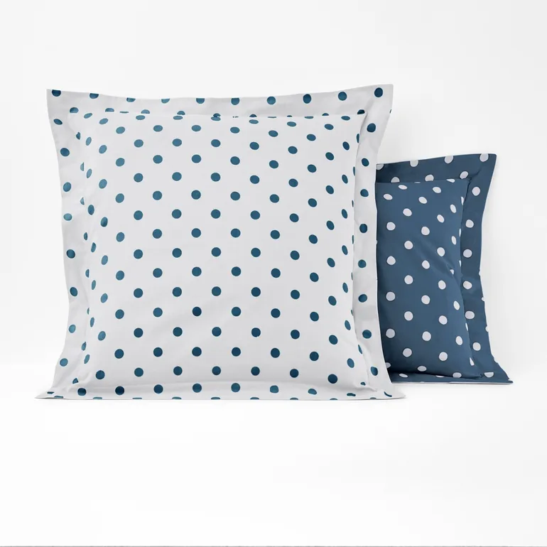 CLARISSE Polka-Dot Print Cotton Pillowcase