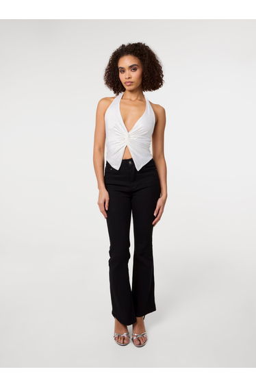 Diamante Slinky Halter Top