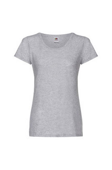 Fruit of the Loom Womens/Ladies T-Shirt - Heather Grey