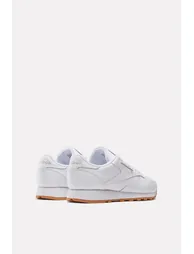 Classic Leather Trainers - White/Grey - 1