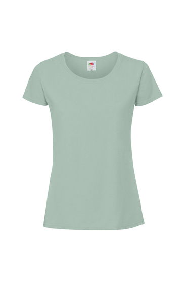 Fruit Of The Loom Womens/Ladies Ringspun Premium T-Shirt - Sage