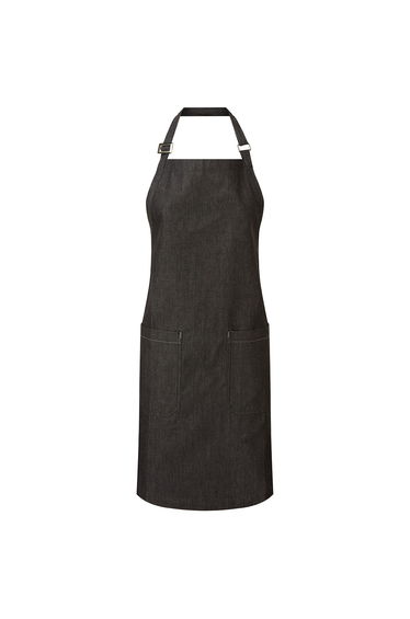 Premier Organic Cotton Full Apron - Black Denim