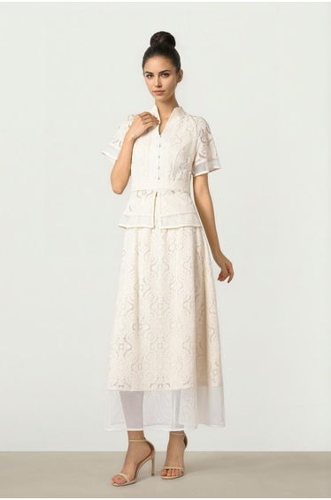 Lace A-Line Skirt