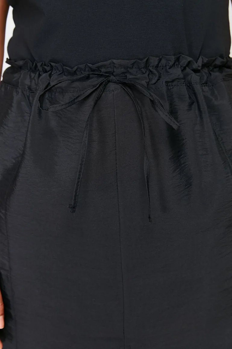Trendyol Curve Plus Black Column Midi Dress - 7