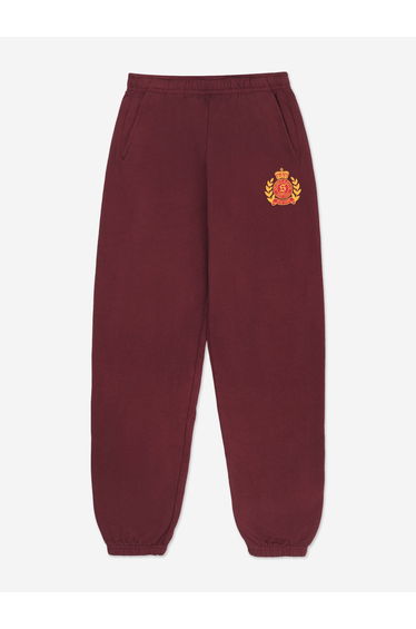 Sporty & Rich Kids NY Health Crest Joggers in Red