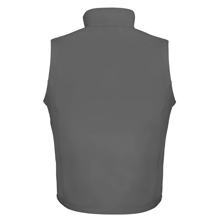Result Mens Core Printable Softshell Bodywarmer - Charcoal /Black - 1