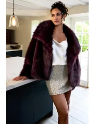 Short Faux Fur Coat