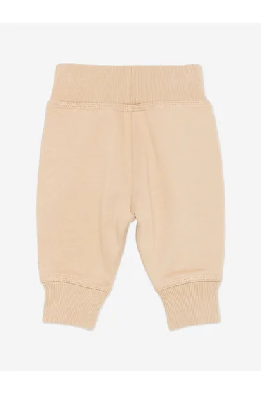 Burberry Baby Boys Mini Jackson Check Tape Joggers in Beige