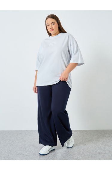 Plus Size Wide Leg Trousers