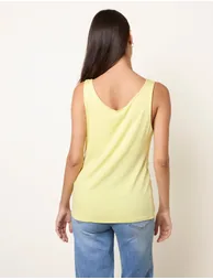 Sleeveless Cowl Neck Viscose Jersey Top - 5