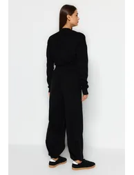 طقم قطعتين لون أسود  - 4