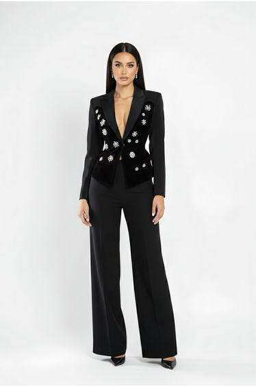 THE MONICA EMBELLISHED SUIT